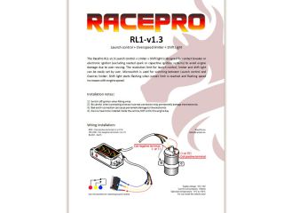 !Omezova otek RacePro V1.3 s kontrolkou azen a startovacm omezovaem