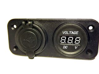 !Panel pro voltmetr, USB nebo autozsuvku