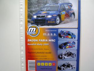!Vystihovnka  Fabia WRC 1:24