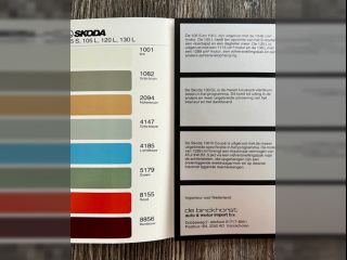 !Vzornk barev - koda 105 / 120 / 130 ( 1987 )
