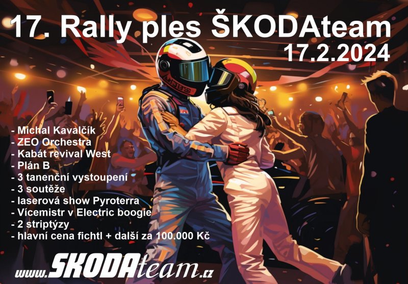 17. Rally ples Škodateam-plakat