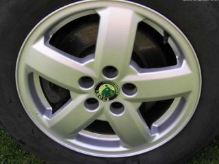 !Alu kola 15 Triton koda Octavia +pneu 195/65 R15,