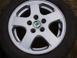 !Alu kola R14 orig.koda Fabia+pneu 185/60 R14-6mm!