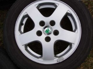 !Alu kola R14 orig.koda Fabia+pneu 185/60 R14-6mm!