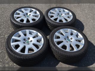 !Alu kola R16 orig.koda Fabia RS+nov pneu 205/45R