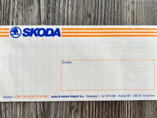 !Dobový prospekt Škoda 105 / 120 / 130 ( 1986 ) NL