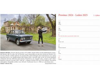 !Kalend voz koda retro 2025 stoln