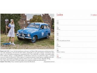 !Kalend voz koda retro 2025 stoln