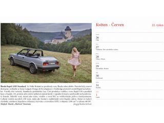 !Kalend voz koda retro 2025 stoln