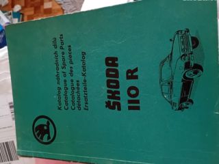 !Katalog náhradních dílů Škoda 110 R 1974-1975