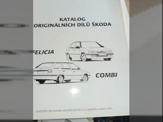 !Katalog originálních dílů Škoda Felicia Combi 1996