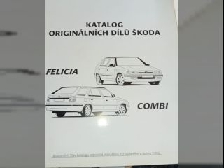!Katalog originálních dílů Škoda Felicia Combi 1996