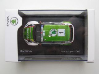 !Model KODA Fabia S2000 Abrex 1:43