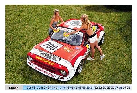 Nástěnný kalendář Škoda 2013-004-duben