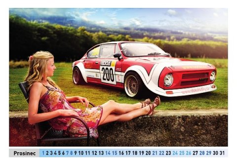 Nástěnný kalendář Škoda 2013-012-prosinec