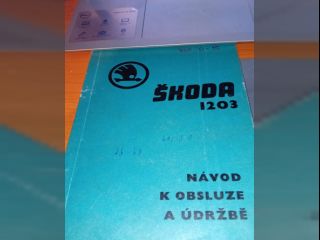 !Návod k obsluze Škoda 1203 - 1976 - VII. vyd.