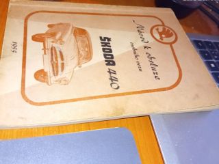 !Návod k obsluze Škoda 440 - 1955