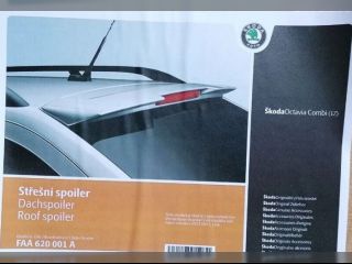 !Nový originál střešní spoiler Octavia combi II RS