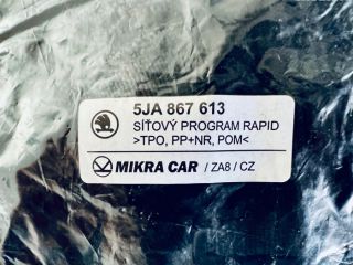 !Nový originální síťový program - Škoda Rapid (3ks)