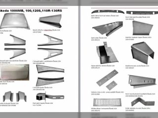 !Plechov� d�ly na vozy �koda