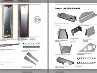 !Plechov� d�ly na vozy �koda