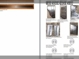 !Plechov� d�ly na vozy �koda