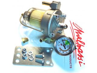 !Regultor tlaku paliva KING 67mm s filtrem - sklenn + tlakomr