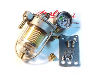 !Regultor tlaku paliva KING 67mm s filtrem - sklenn + tlakomr