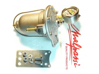 !Regultor tlaku paliva KING 85mm s filtrem - kovov + tlakomr