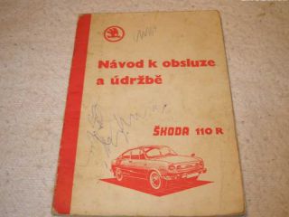 !�KODA 110R, "ERKO", N�VOD K OBSL., 1975