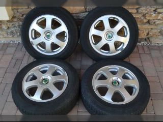 !Sada Alu disk R15+pneu 195/65 R15,orig.koda Octa