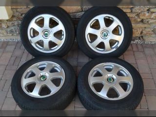 !Sada Alu disk R15+pneu 195/65 R15,orig.koda Octa