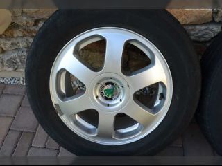 !Sada Alu disk R15+pneu 195/65 R15,orig.koda Octa