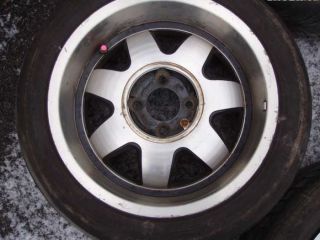 !Sada alu kol 7JxR15 s lmcem, 4x100 + pneu 195/50