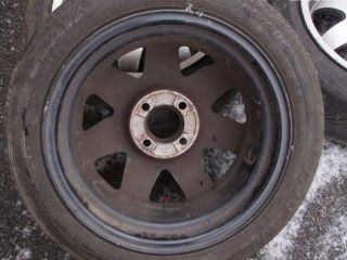 !Sada alu kol 7JxR15 s lmcem, 4x100 + pneu 195/50