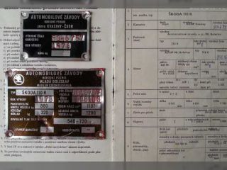 !koda 110r - Doklady, motor, ttky !!!