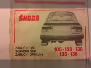 !koda 136 GL r.v. 1988 pojzdn s doklady