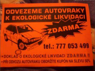 !eko likvidace vozidel