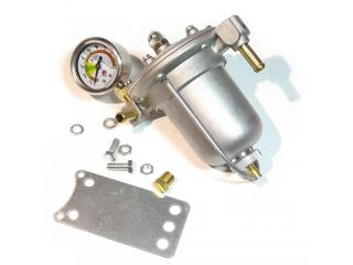 Regultor tlaku paliva KING kovov s filtrem 85mm a tlakomrem