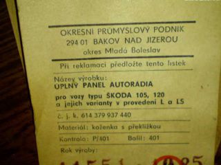 !panel a plast 120 GL